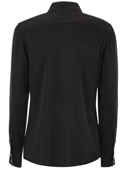 BADEN - Classic Silk Satin Shirt - MAX MARA - BALAAN 2