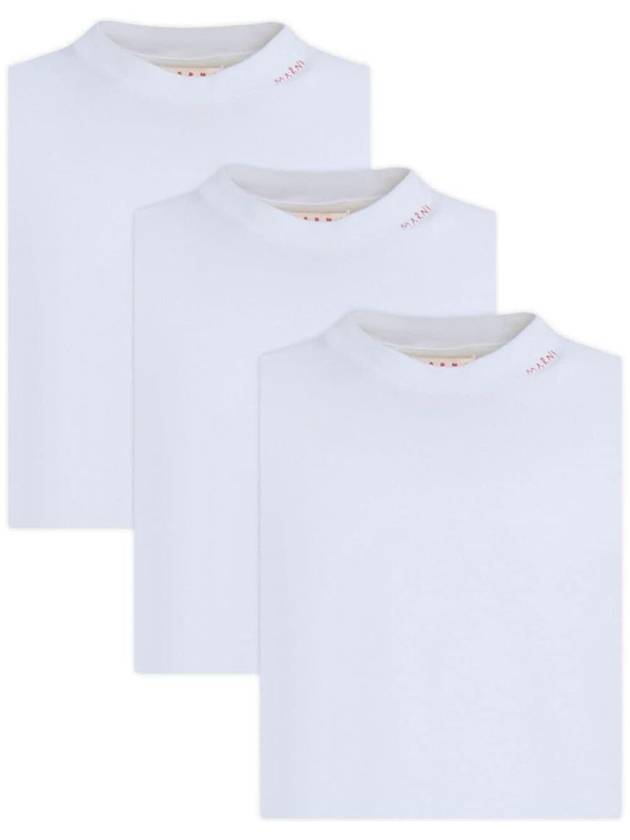 Marni Pack Of 3 Short Sleeved T-Shirts Relaxed Fit Clothing - MARNI - BALAAN 1