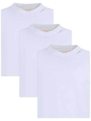 Marni Pack Of 3 Short Sleeved T-Shirts Relaxed Fit Clothing - MARNI - BALAAN 1