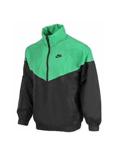 Sportswear Windrunner Unlined Woven Anorak Green Black - NIKE - BALAAN 1