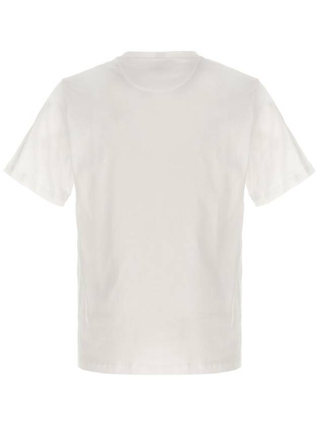 Embroidered Logo Short Sleeve T-Shirt White - BALLY - BALAAN 3