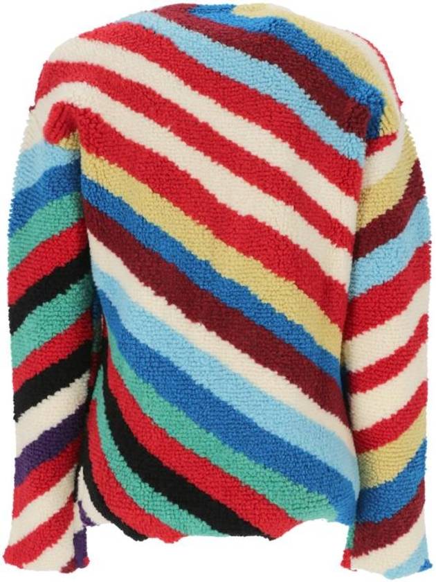 Striped Crew Neck Wool Knit Top - BOTTEGA VENETA - BALAAN 4