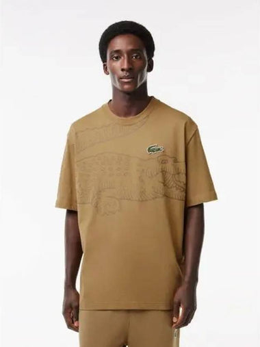 Men s 80S Big Croc Print T Shirt TH5511 53N SIX Domestic Product GQ2N23080195603 - LACOSTE - BALAAN 1