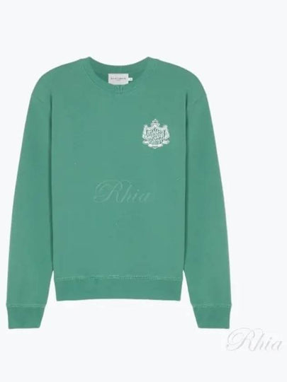 Logo Comfort Sweatshirt Green - MAISON KITSUNE - BALAAN 2