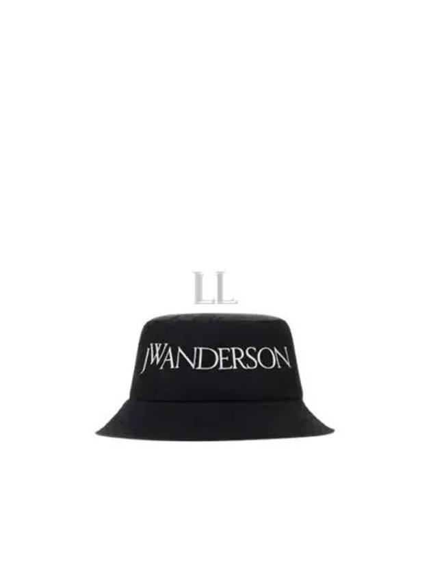 Embroidered Logo Bucket Hat Black - JW ANDERSON - BALAAN 2