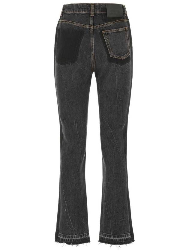 Women's Hem Tassel Jeans Black - ALEXANDER MCQUEEN - BALAAN 3