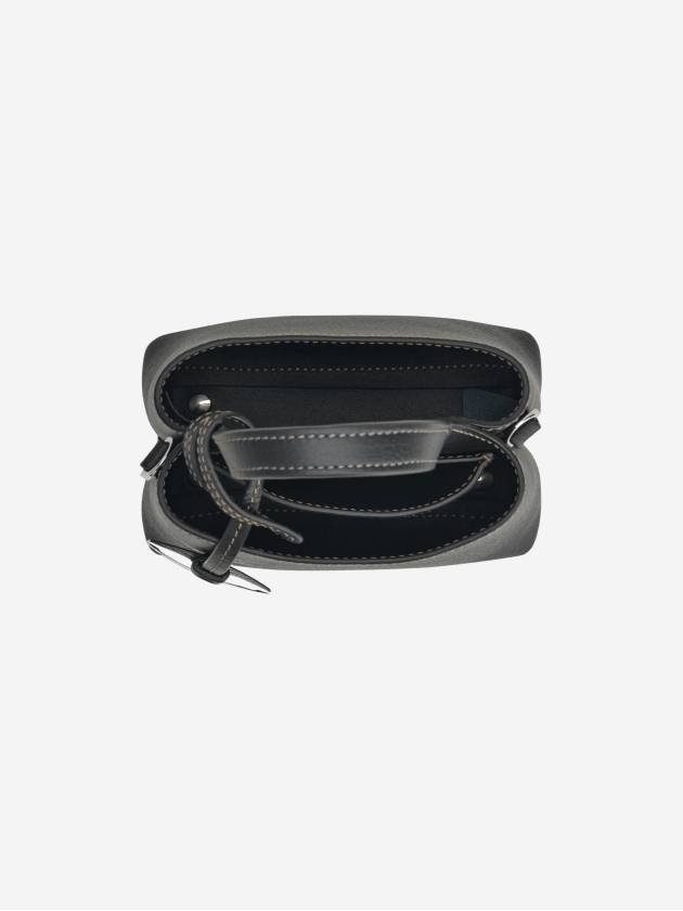 Micro Leather Mini Tote Bag Black - TOD'S - BALAAN 4