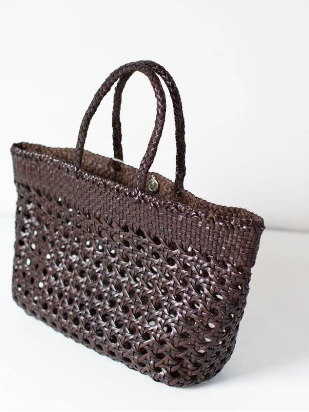 Kanpur Leather Tote Bag Brown - DRAGON DIFFUSION - BALAAN 3