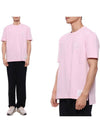 Midweight Jersey Anchor Short Sleeve T-Shirt Pink - THOM BROWNE - BALAAN 2