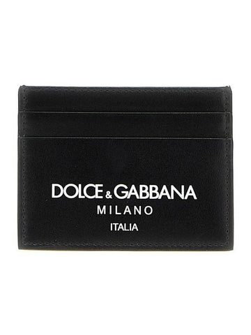 Logo Print Card Wallet - DOLCE&GABBANA - BALAAN 1