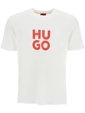 t-shirt with logo print - HUGO BOSS - BALAAN 1