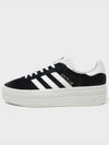 Women's Gazelle Bold Low Top Sneakers Black - ADIDAS - BALAAN 3