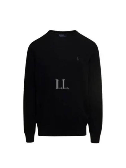 Logo Basic Pullover Knit Top Black - POLO RALPH LAUREN - BALAAN 2