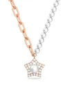 Stella Pearl Chain Star Pendant Necklace - SWAROVSKI - BALAAN 1