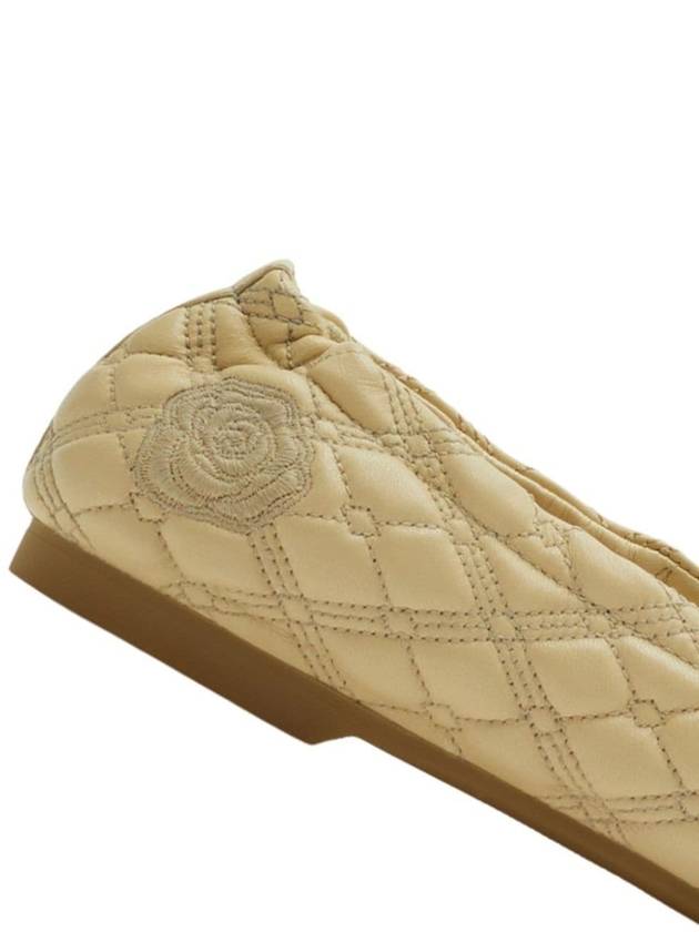 quilted leather ballerina shoes - BURBERRY - BALAAN 6