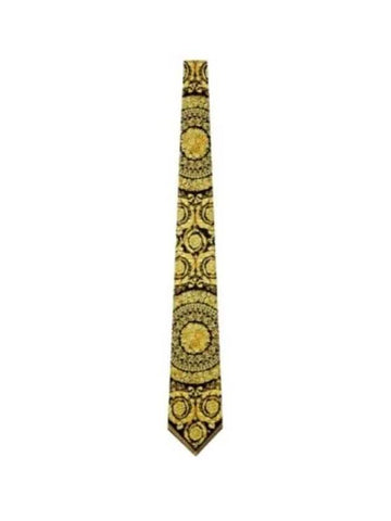 Barocco Silk Tie 10079951 A10002 5B000 - VERSACE - BALAAN 1