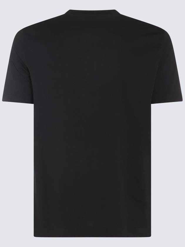 Cruciani Black Cotton Blend T-Shirt - CRUCIANI - BALAAN 2