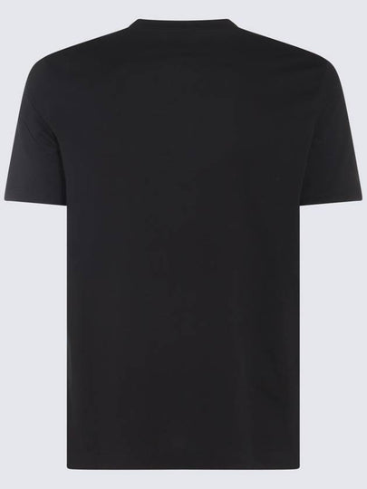 Cruciani Black Cotton Blend T-Shirt - CRUCIANI - BALAAN 2