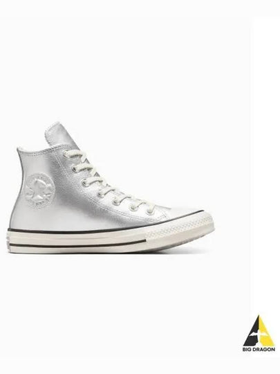 Chuck Taylor All Star Metallic Leather Silver A11984C - CONVERSE - BALAAN 2