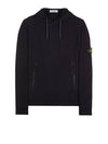 Cotton Waffen Patch Hoodie Navy - STONE ISLAND - BALAAN 2