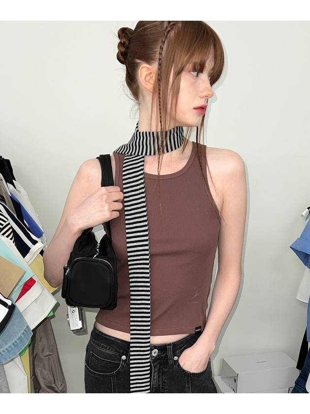 Zize Sleeveless Brown - ZIZEMUSEUM - BALAAN 1