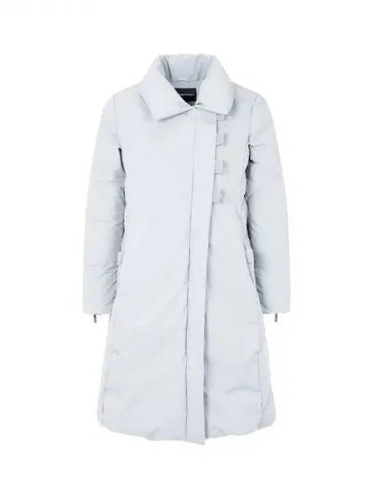 Women s strap button duck down padded coat light blue 270250 - EMPORIO ARMANI - BALAAN 1