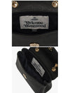 Logo Small Chain Cross Bag Black - VIVIENNE WESTWOOD - BALAAN 5