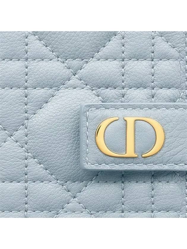 Cargo Vertical Calfskin Card Wallet Cloud Blue - DIOR - BALAAN 6