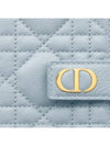 Cargo Vertical Calfskin Card Wallet Cloud Blue - DIOR - BALAAN 6