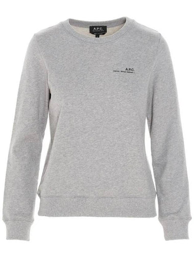 Item Logo Sweatshirt Grey - A.P.C. - BALAAN 1