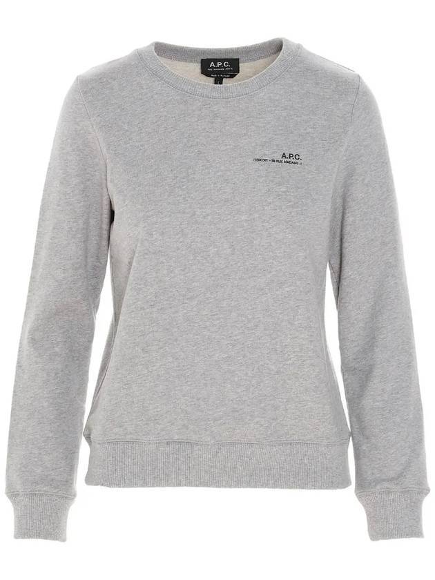 Item Logo Sweatshirt Grey - A.P.C. - BALAAN 1