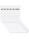 Logo Socks 6 Sets White - HUGO BOSS - BALAAN 2