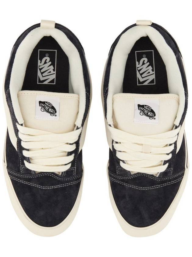 Knu Skool Lace-Up Low Top Sneakers Black - VANS - BALAAN 7