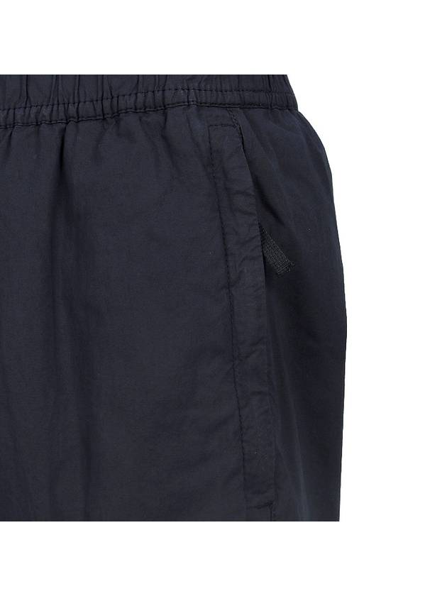 Stretch Cotton Tela Paracadute Cargo Straight Pants Navy Blue - STONE ISLAND - BALAAN 8