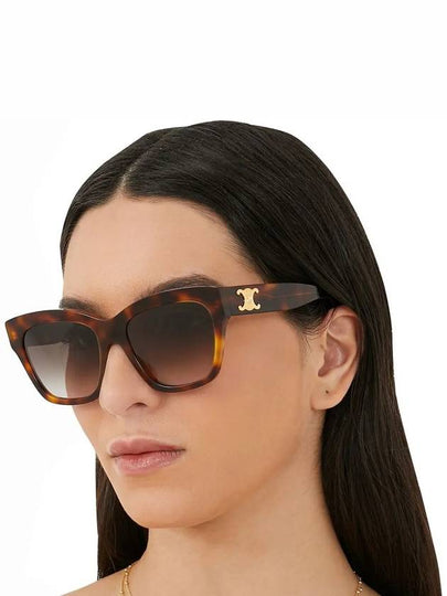 Eyewear Triomphe Square Sunglasses Havana - CELINE - BALAAN 2