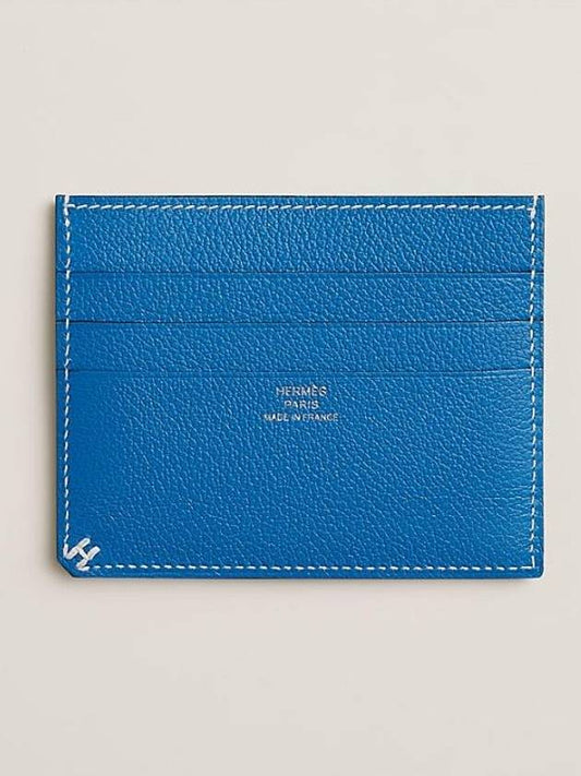 H Cellier Card Holder Men s Wallet Blue H084991CAB3 - HERMES - BALAAN 2