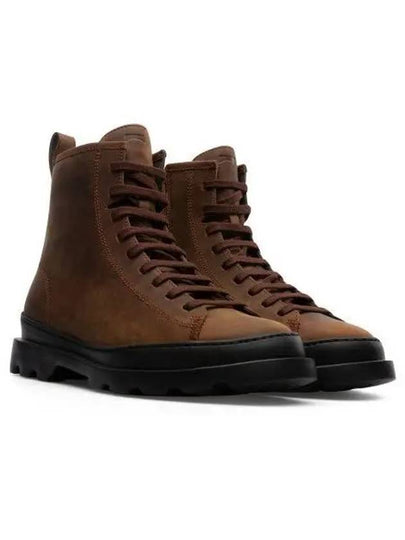 Brutus Medium Lace-up Worker Boots Brown - CAMPER - BALAAN 2