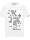 Magic Logo Print Short Sleeve T-Shirt White - GOLDEN GOOSE - BALAAN 3