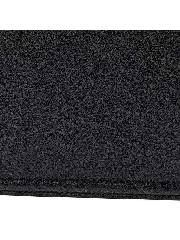 Flap Large Cross Bag Black - LANVIN - BALAAN 10