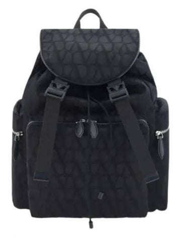 Toile Econography Men s Backpack B0C47CSH 0NO - VALENTINO - BALAAN 1