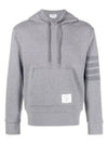 4 Bar Stripe Hoodie Grey - THOM BROWNE - BALAAN 2