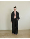 DOUBLE PLEATED WIDE PANTS_BLACK - UNMUTE - BALAAN 3