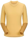 Rho Crew Neck Merino Wool Long Sleeve T-Shirt Sunstone - ARC'TERYX - BALAAN 1