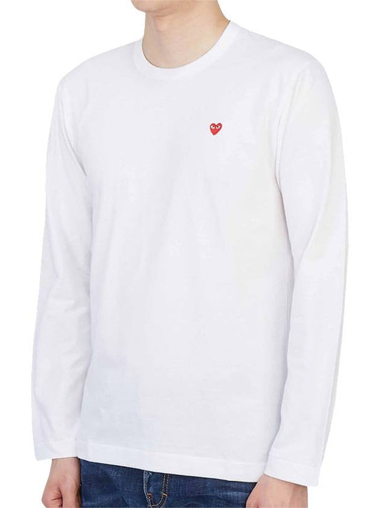 Mini Red Heart Waffen AZ T308 051 2 Men's Long Sleeve TShirt - COMME DES GARCONS - BALAAN 2