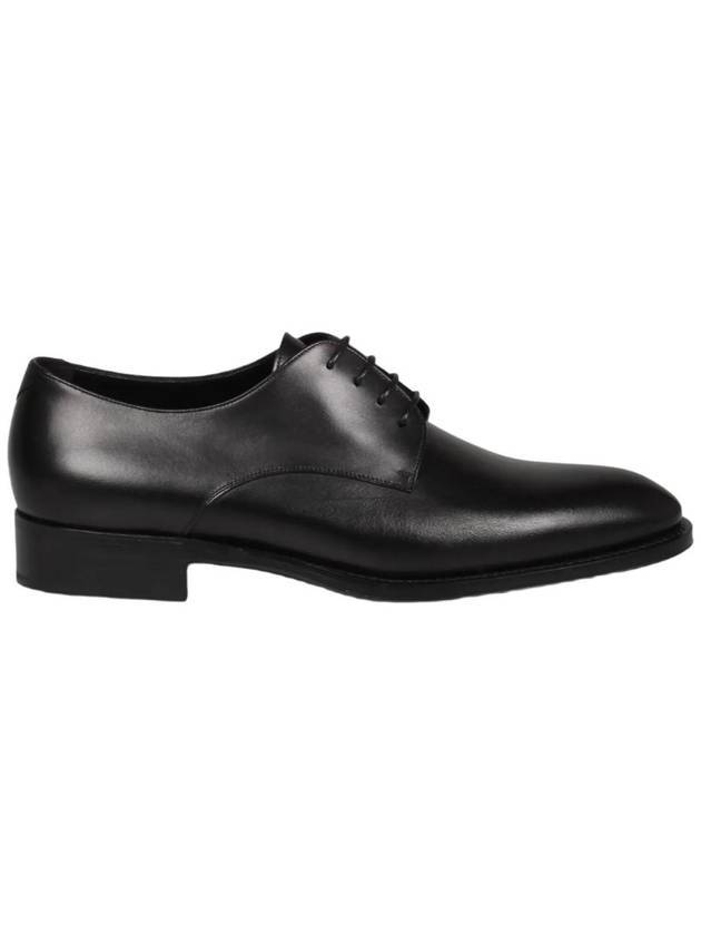 Adrien Leather Derby Black - SAINT LAURENT - BALAAN.