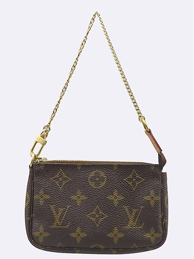 Louis Vuitton M58009 Monogram Canvas Mini Pochette Accessory Pouch Bag - LOUIS VUITTON - BALAAN 2