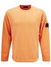 Wappen Shadow Project Mesh Long Sleeve T-Shirt Orange - STONE ISLAND - BALAAN 2