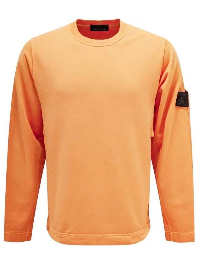 Wappen Shadow Project Mesh Long Sleeve T-Shirt Orange - STONE ISLAND - BALAAN 2