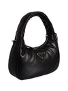 Soft Padded Nappa Leather Mini Bag Black - PRADA - BALAAN 4