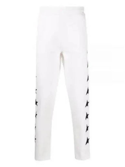 Men's Star Track Pants White - GOLDEN GOOSE - BALAAN 2